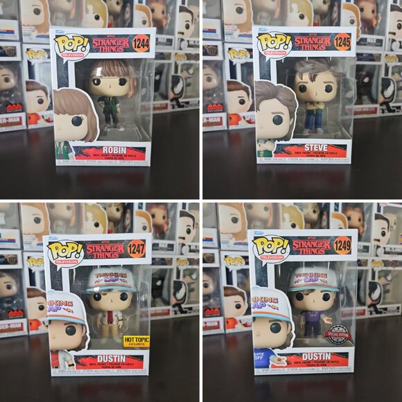 Stranger Things Funko Pop Season 4 Bundle - Picture 1 of 4